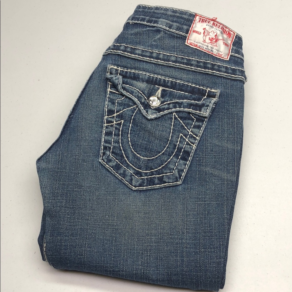 TRUE RELIGION DISCO BILLY BIG T JEANS 28x31 MADE IN USA 💎